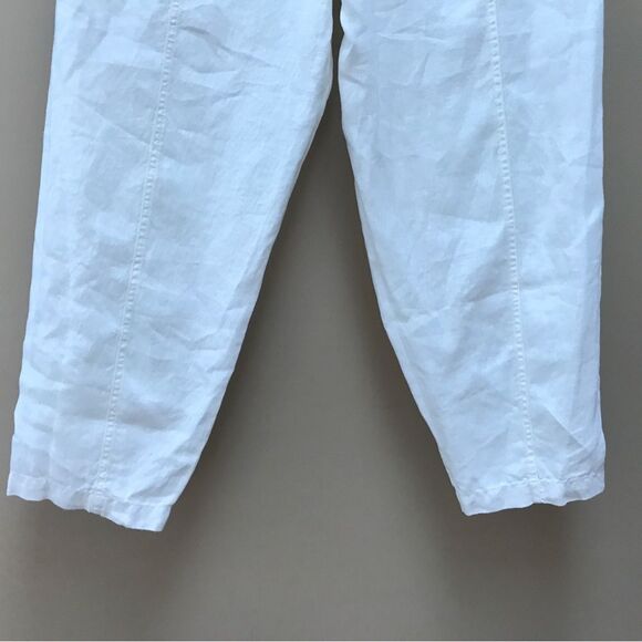 NWT Poetry Cream Linen Trouser Tapered (10) - Picture 10 of 11